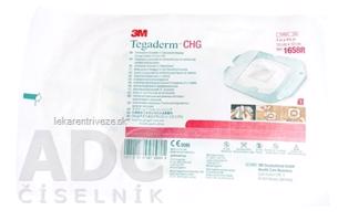 3M TEGADERM CHG 1658R [SelP] 10cm x 12cm, transparentné, antimikrobiálne krytie 1x1 ks