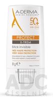 A-DERMA PROTECT X-TREM STICK 50+ transparentná tyčinka 1x8 g