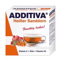 ADDITIVA Horúci dúšok Rakytník (Vitamín C + D3 + Zinok) 10 vrecúšok