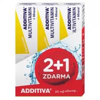 Additiva multivitamin s minerálmi mandarínka 2+1 tabliet eff 20