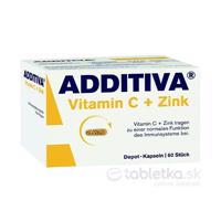 Additiva Vitamín C+ Zinok s postupným uvoľňovaním 60cps