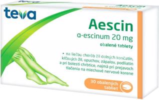 Aescin Teva 30 tabliet