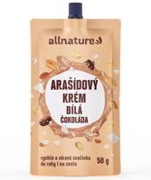 Allnature Arašidový krém s bielou čokoládou 50 g – desiata