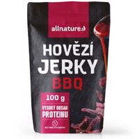 Allnature BEEF BBQ jerky - sušené hovädzie mäso s príchuťou BBQ Obsah: 100g