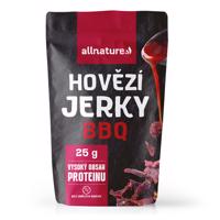 Allnature BEEF BBQ jerky - sušené hovädzie mäso s príchuťou BBQ Obsah: 25g