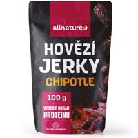 Allnature BEEF Chipotle jerky - sušené hovädzie mäso s chipotle omáčkou Obsah: 100g