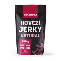 ALLNATURE Beef natural jerky hovädzie sušené mäso 100 g