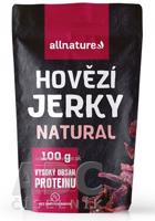 Allnature BEEF Natural Jerky hovädzie sušené mäso 1x100 g