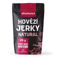 Allnature BEEF Natural jerky – sušené hovädzie mäso 25 g