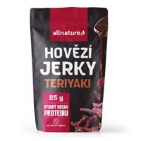 Allnature BEEF Teriyaki jerky – sušené hovädzie mäso s príchuťou teriyaki Obsah: 25g