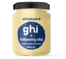 Allnature Ghí s kokosovým olejom 500 ml