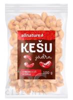 Allnature KEŠU jadrá v mede a chilli 1x100 g