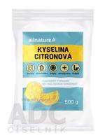 Allnature KYSELINA CITRÓNOVÁ 1x500 g