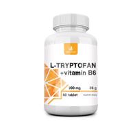 Allnature L-tryptofán 60 tbl. 200 mg / 2,5 mg vit. B6 výživový doplnok