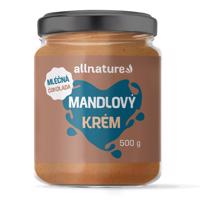 Allnature Mandľový krém s mliečnou čokoládou 500g