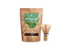 Allnature Matcha Tea 100g & Japonská metlička Zvýhodnené balenie