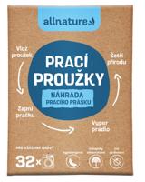 Allnature Pracie prúžky 16 ks (až 32 praní) náhrada pracího prášku