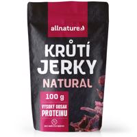 Allnature Turkey Natural jerky – sušené morčacie mäso 100 g