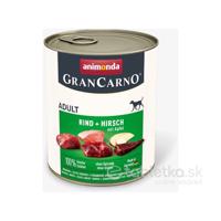 Animonda Grancarno Dog Adult Beef+Deer With Apple 6x800g