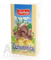 APOTHEKE ZÁZVOROVÝ ČAJ 20x1,5 g (30 g)