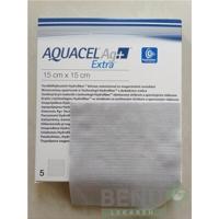 AQUACEL Ag+ Extra krytie na rany 15x15 cm, 5ks