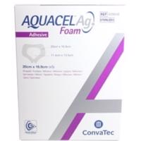 AQUACEL Ag Foam adhezívne penové krytie 16,9x20 cm, 5ks