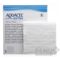 AQUACEL EXTRA Krytie na rany 15x15 cm, 5ks