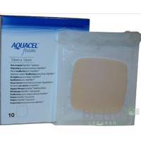 AQUACEL Foam Hydrofiber krytie na rany 10x10 cm 10ks