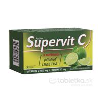 Astina Supervit C s rutínom príchuť limetka 30 cmúľacich tabliet