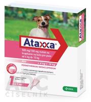 Ataxxa 500 mg/100 mg (psy od 4kg do 10 kg) sol 1x1 ml