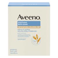 AVEENO Upokojujúci ovsený kúpeľ vrecúška 8 x 42 g