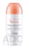 AVENE BODY DEODORANT efficacité 24h roll on deodorant pre citlivú pokožku 1x50 ml