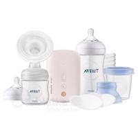 AVENT Elektr. ODSÁVAČKA MLIEKA (SCD395/21) sada (odsávačka+fľaša 260ml+3ks Via poháriky) 1 set