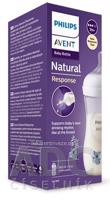 AVENT FĽAŠA Natural Response 260 ml koala, cumlík pre podporu rytmu pitia (1m+) 1x1 ks