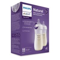 AVENT Fľaša natural response 330 ml priehľadná 3m+ 2 ks