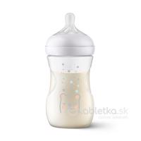 AVENT Fľaša Natural Response medveď s ventilom AirFree 1m+, 260ml