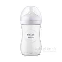 AVENT Fľaša Natural Response sklenená, 1m+, 240ml