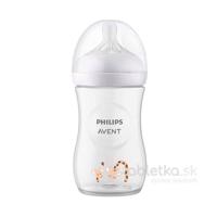 AVENT Fľaša Natural Response žirafa 1m+, 260ml