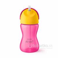 AVENT HRNČEK so slamkou 300 ml (0% BPA) od 12 mesiacov, dievča, 1ks