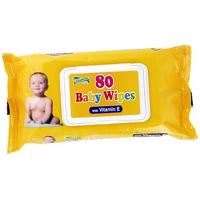 BABY WIPES Hygienické utierky s vitamínom E 80 kusov