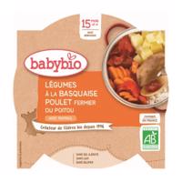 BABYBIO Zelenina s baskickým kuraťom a ryžou príkrm menu od ukonč. 15. mesiaca 260 g