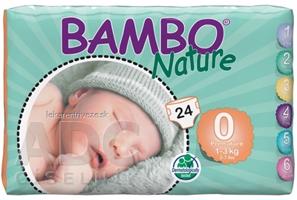 BAMBO PREMATURE 0 (1-3 kg) detské plienky pre nedonosené deti, 1x24 ks