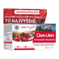 BARNY´S Cran-urin kanadské brusnice 40 + 20 kapsúl zadarmo