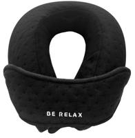 Be relax Original Plus - cestovný vankúš Farba: Čierna