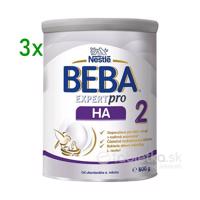 BEBA EXPERT pro HA 2 následná dojčenská výživa 3x800g