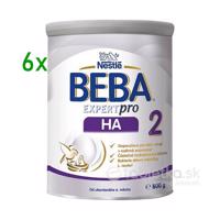 BEBA EXPERT pro HA 2 následná dojčenská výživa 6x800g