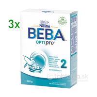 BEBA OPTIPRO 2 následná dojčenská mliečna výživa 3x500g