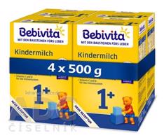 BEBIVITA JUNIOR 1+ mliečny nápoj (od ukonč. 12. mesiaca) 4x500 g