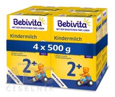 BEBIVITA JUNIOR 2+ mliečny nápoj (od ukonč. 24. mesiaca) 4x500 g