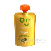 Beggs BIO príkrm Kiwi a banán 6m+, 120g